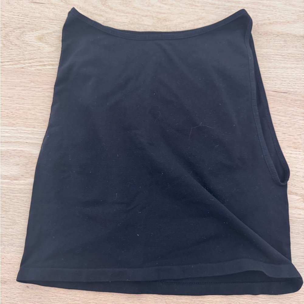 Free People Charcoal Sleeveless Top